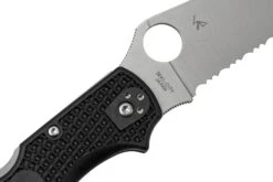 Spyderco Stretch 2 XL C258PSBK Navaja Parcialmente Dentada -Knives And Tools Comercio SPC258PSBK 05 spyderco
