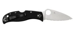Spyderco LeafJumper Lightweight C262SBK, Serrated Satin VG-10, Black FRN Navaja -Knives And Tools Comercio SPC262SBK 02 spyderco