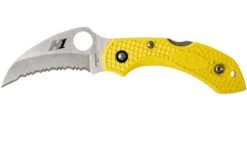Spyderco Dragonfly 2 Hawkbill Salt C28SYL2HB Yellow FRN, H1