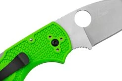 Spyderco Native 5 Salt, Green FRN, LC200N, C41PGR5 Navaja -Knives And Tools Comercio SPC41PGR5 05 spyderco