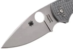 Spyderco Native 5 Maxacon Grey Lightweight C41GY5 Navaja -Knives And Tools Comercio SPC41PGY5 03 spyderco spc41pgy5 03