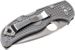 Spyderco Native 5 Maxacon Grey Lightweight C41GY5 Navaja -Knives And Tools Comercio SPC41PGY5 04 spyderco spc41pgy5 04
