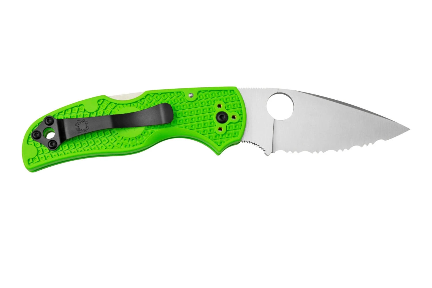 Spyderco Native 5 Salt, Green FRN, LC200N, C41SGR5 Navaja 4 Spyderco Native 5 Salt, Green FRN, LC200N, C41SGR5 Navaja - Imagen 2