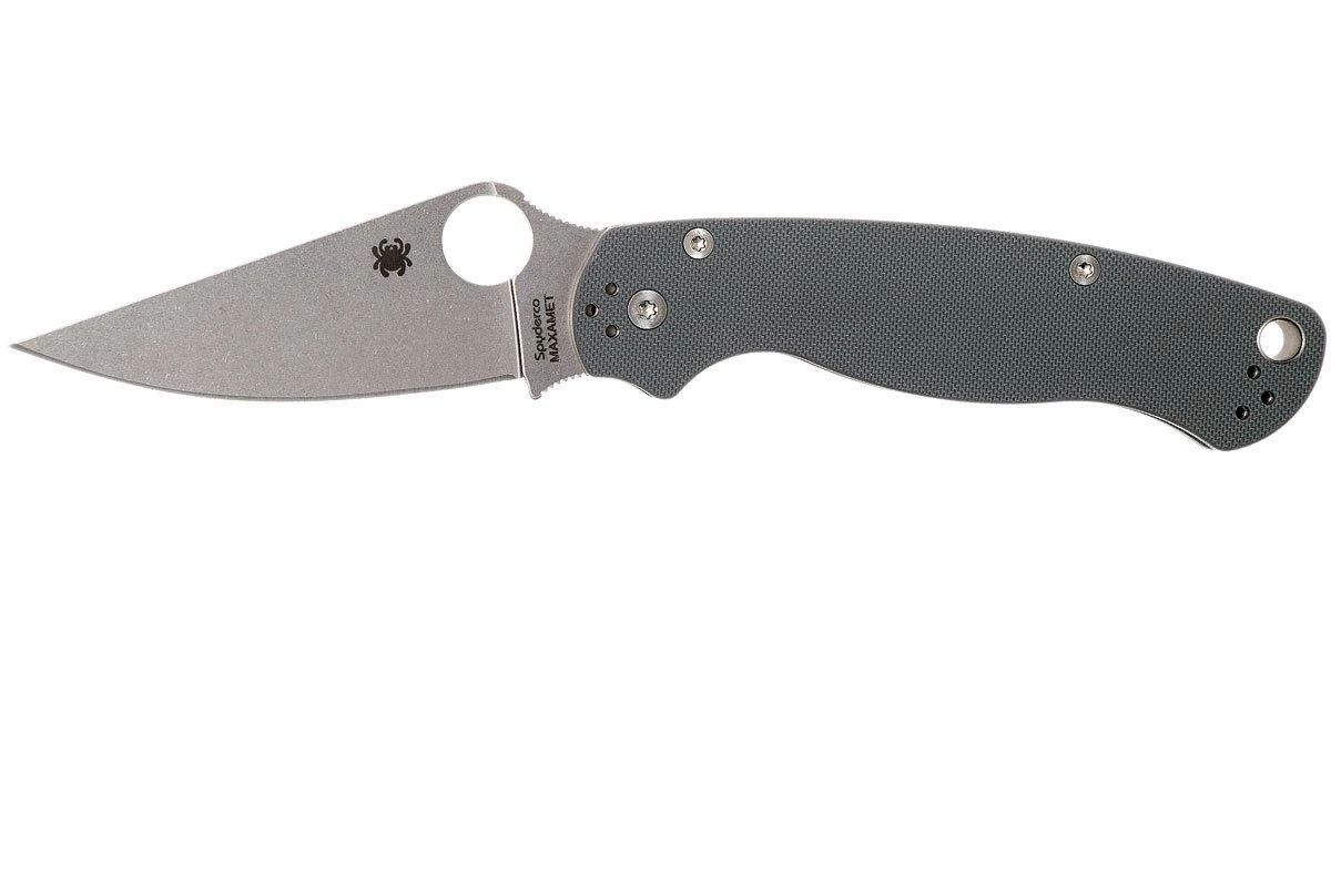 Spyderco Paramilitary 2 Maxacon C81GPDGY2 Navaja 3 Spyderco Paramilitary 2 Maxacon C81GPDGY2 Navaja