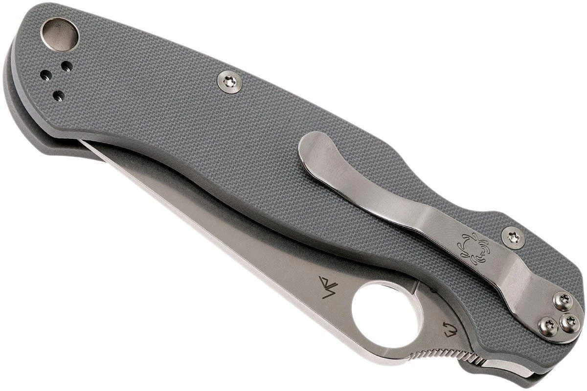 Spyderco Paramilitary 2 Maxacon C81GPDGY2 Navaja 6 Spyderco Paramilitary 2 Maxacon C81GPDGY2 Navaja - Imagen 4