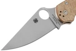 Spyderco C81MPCW2 Paramilitary 2 Brown Canvas Micarta CruWear Navaja -Knives And Tools Comercio SPC81MPCW2 03 spyderco
