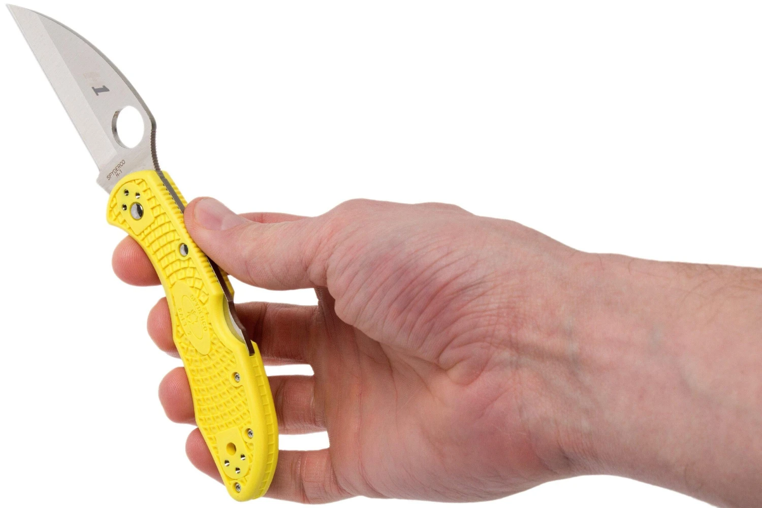 Spyderco Delica Salt 2 Wharncliffe C88PWCYL2 Navaja 10 Spyderco Delica Salt 2 Wharncliffe C88PWCYL2 Navaja - Imagen 8