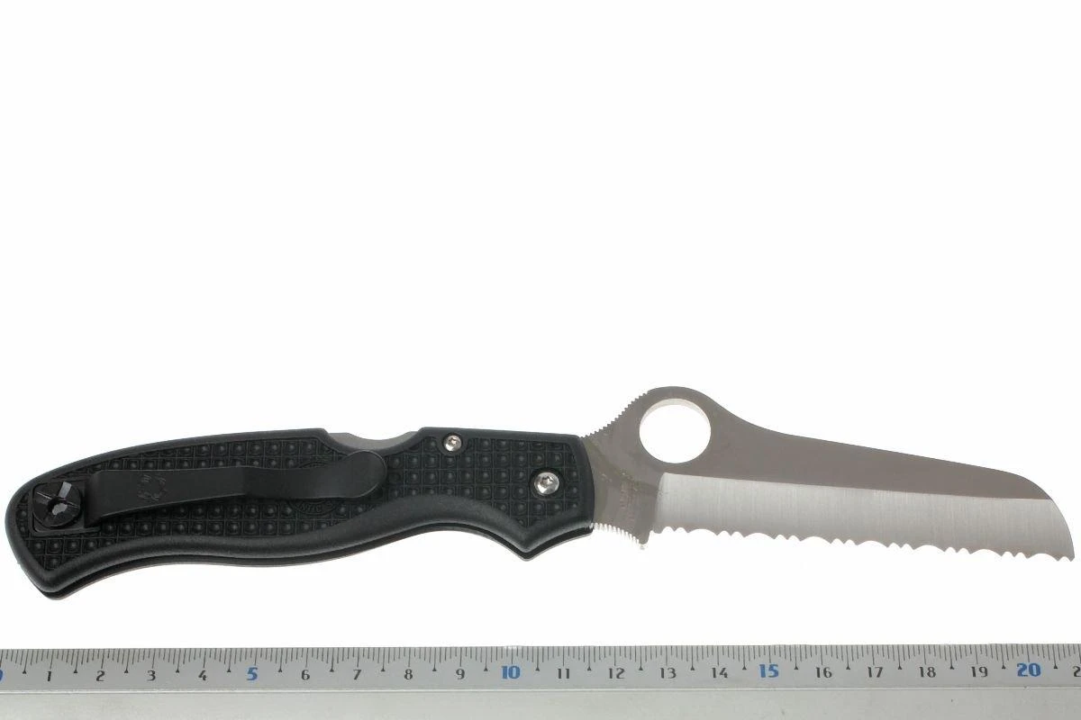 Spyderco C89 Atlantic Salt, Negro, Dentado 7 Spyderco C89 Atlantic Salt, Negro, Dentado - Imagen 5
