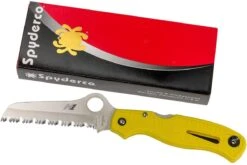 Spyderco C89 Atlantic Salt, Amarillo, Dentado 19 Spyderco C89 Atlantic Salt, Amarillo, Dentado -Knives And Tools Comercio SPC89 09 spyderco 2016 spc89syl 09