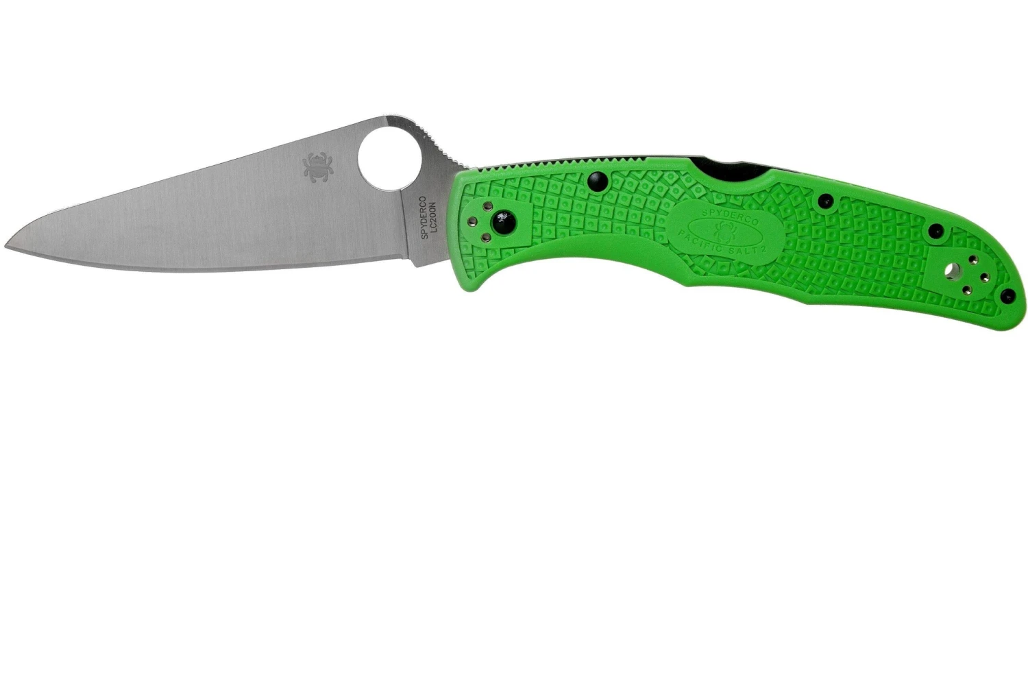 Spyderco C91FPGR2 Pacific Salt 2, Navaja, Verde LC200N 3 Spyderco C91FPGR2 Pacific Salt 2, Navaja, Verde LC200N