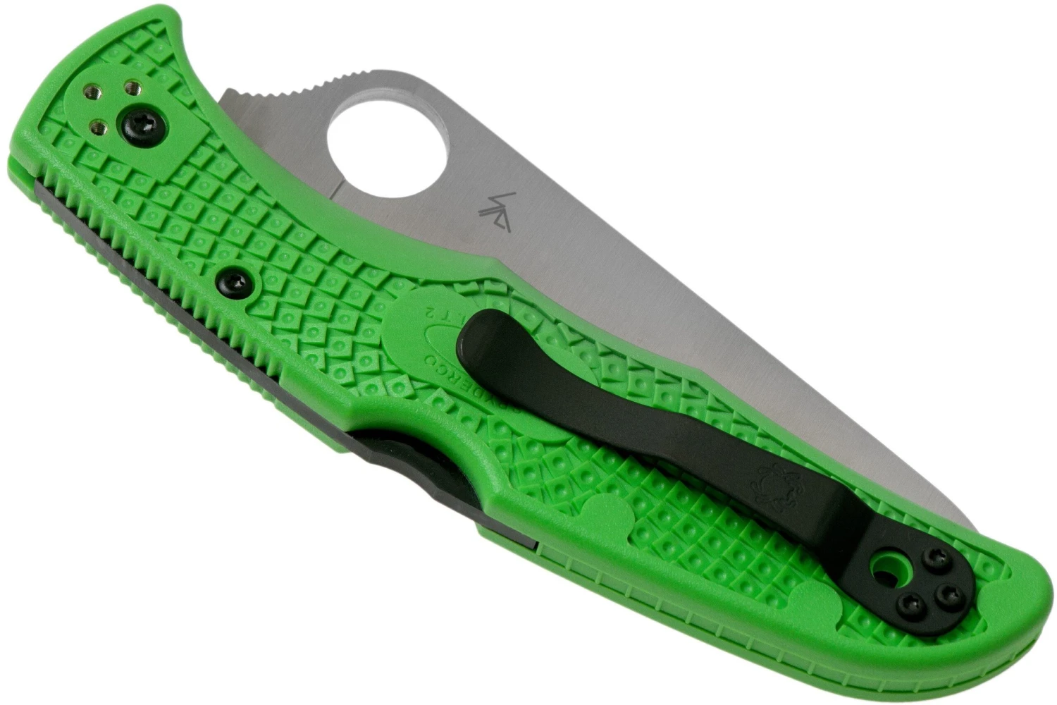 Spyderco C91FSGR2 Pacific Salt 2, Navaja, Dentada, Verde LC200N 6 Spyderco C91FSGR2 Pacific Salt 2, Navaja, Dentada, Verde LC200N - Imagen 4