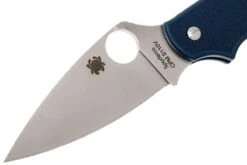 Spyderco UK Penknife Lightweight Dark Blue S110V C94DBL Navaja -Knives And Tools Comercio SPC94PDBL 03 spyderco spc94pdbl 03