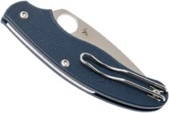 Spyderco UK Penknife Lightweight Dark Blue S110V C94DBL Navaja -Knives And Tools Comercio SPC94PDBL 04 spyderco spc94pdbl 04
