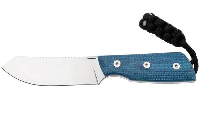 StraightLine Digger DG-BC Stonewashed 14C28N, Blue Canvas Micarta, Cuchillo Fijo 3 StraightLine Digger DG-BC Stonewashed 14C28N, Blue Canvas Micarta, Cuchillo Fijo
