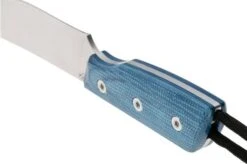 StraightLine Digger DG-BC Stonewashed 14C28N, Blue Canvas Micarta, Cuchillo Fijo 12 StraightLine Digger DG-BC Stonewashed 14C28N, Blue Canvas Micarta, Cuchillo Fijo -Knives And Tools Comercio SRDG BC 04 straightline