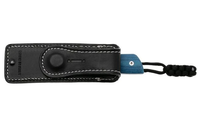 StraightLine Digger DG-BC Stonewashed 14C28N, Blue Canvas Micarta, Cuchillo Fijo 9 StraightLine Digger DG-BC Stonewashed 14C28N, Blue Canvas Micarta, Cuchillo Fijo - Imagen 7