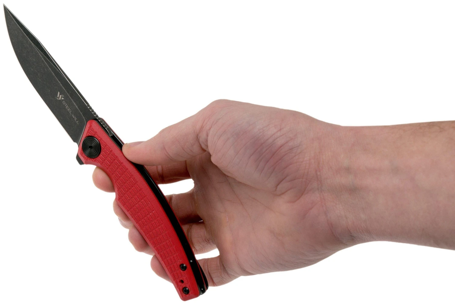 Steel Will Shaula F61-13 Rojo Blackwashed, Navaja 10 Steel Will Shaula F61-13 Rojo Blackwashed, Navaja - Imagen 8