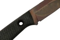 TRC Knives Classic Freedom M390 Apo Finish Black Canvas Micarta, Cuchillo Bushcraft -Knives And Tools Comercio TI CF BM 34APO 05 trc