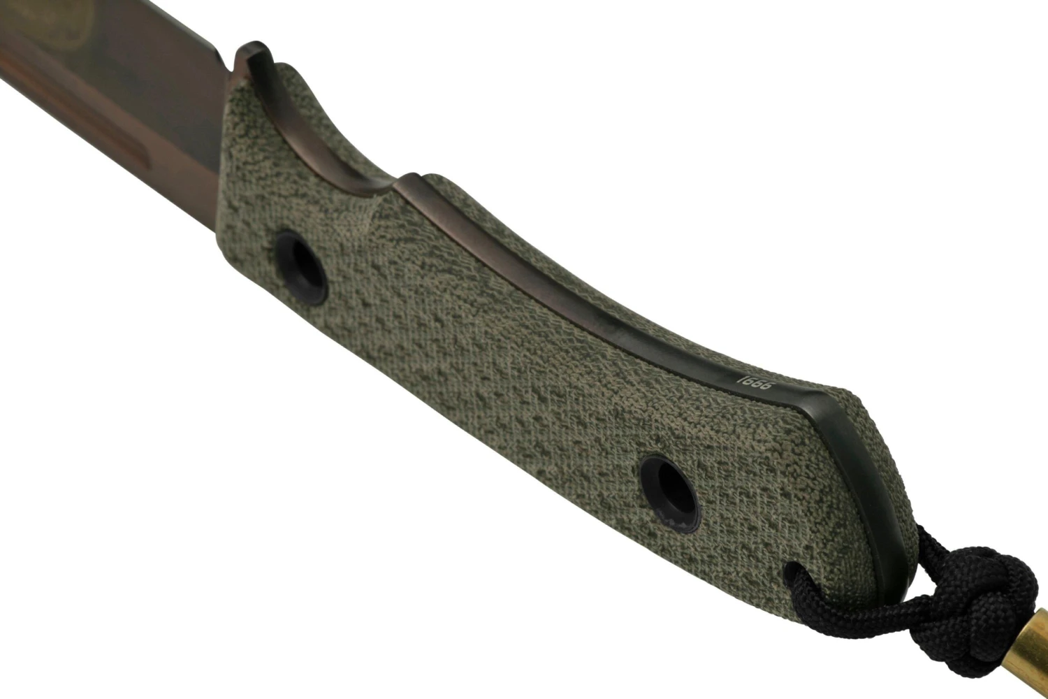 TRC Knives K-1S, Elmax Apocalypse Finish, Green Canvas Micarta, Cuchillo Fijo 6 TRC Knives K-1S, Elmax Apocalypse Finish, Green Canvas Micarta, Cuchillo Fijo - Imagen 4