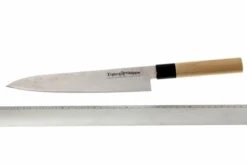 Tojiro Shippu De 63 Capas Damasco, Cuchillo De Chef 24 Cm -Knives And Tools Comercio TJFD595 24 06 tojiro shippu koksmes 24cm tjfd595 24 d5