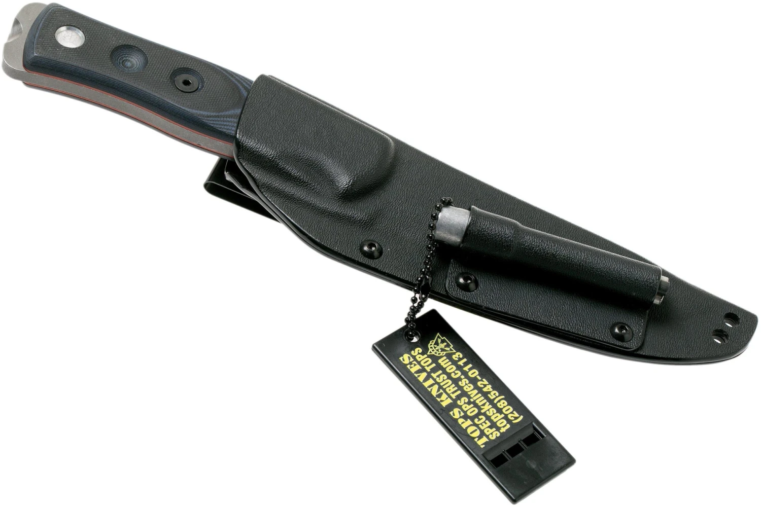 TOPS Knives B.O.B. Fieldcraft154CM Blue/Black Micarta BROS-154-BB Cuchillo Bushcraft 9 TOPS Knives B.O.B. Fieldcraft154CM Blue/Black Micarta BROS-154-BB Cuchillo Bushcraft - Imagen 7