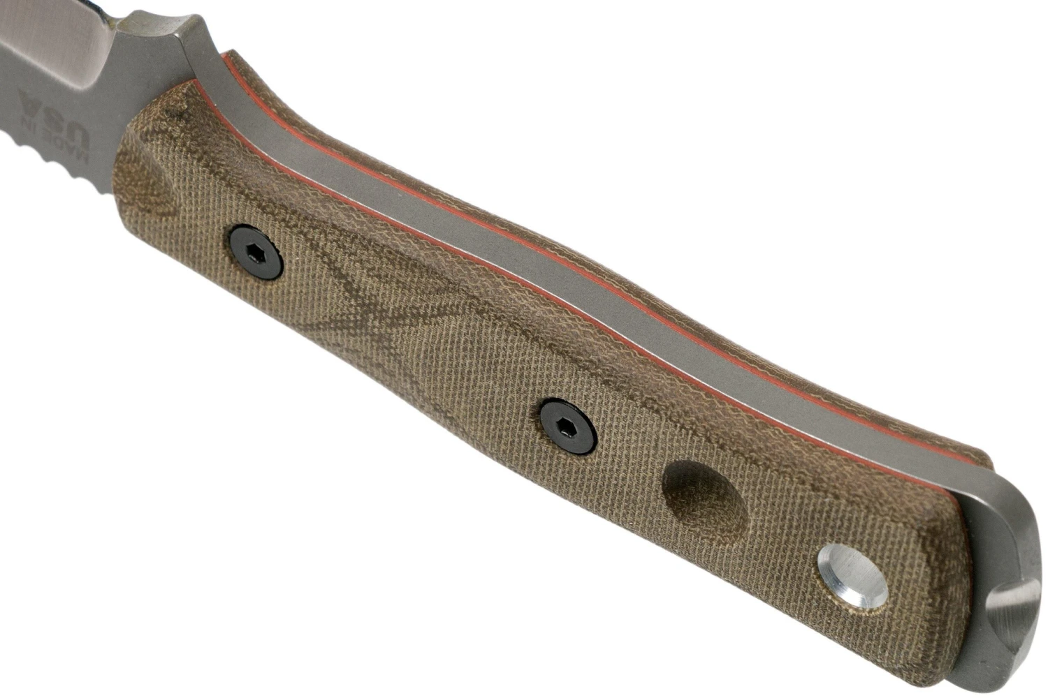 TOPS Knives B.O.B. Fieldcraft154CM Green Canvas Micarta BROS-154-GCM Cuchillo Bushcraft 6 TOPS Knives B.O.B. Fieldcraft154CM Green Canvas Micarta BROS-154-GCM Cuchillo Bushcraft - Imagen 4