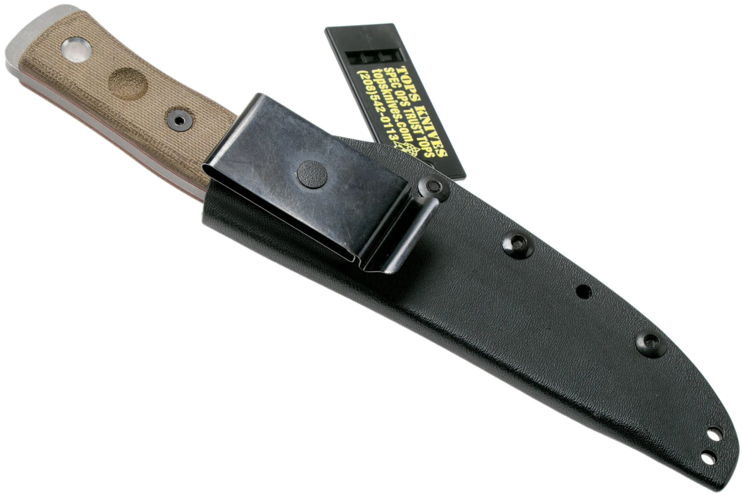 TOPS Knives B.O.B. Fieldcraft154CM Green Canvas Micarta BROS-154-GCM Cuchillo Bushcraft 10 TOPS Knives B.O.B. Fieldcraft154CM Green Canvas Micarta BROS-154-GCM Cuchillo Bushcraft - Imagen 8