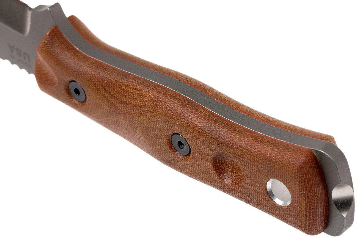 TOPS Knives B.O.B. Fieldcraft154CM Tan Canvas Micarta BROS-154-TC 6 TOPS Knives B.O.B. Fieldcraft154CM Tan Canvas Micarta BROS-154-TC - Imagen 4