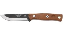 TOPS Knives TOPS Fieldcraft3.5 Mini BROS 90 Degree Spine, Firesteel, Brown Micarta MBROS-01-SF Cuchillo Bushcraft