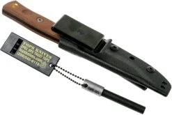 TOPS Knives TOPS Fieldcraft3.5 Mini BROS 90 Degree Spine, Firesteel, Brown Micarta MBROS-01-SF Cuchillo Bushcraft -Knives And Tools Comercio TK MBROS 01 SF 08 tops knives