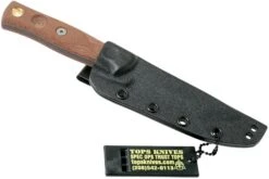 TOPS Knives TOPS Fieldcraft3.5 Mini BROS, Brown Micarta MBROS-01 Cuchillo Bushcraft -Knives And Tools Comercio TK MBROS 01 07 tops knives