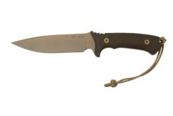 Spartan Harsey Difensa SB19DEGRNLTN Flat Dark Earth, Green Micarta, Funda Molle-Coyote, Cuchillo De Supervivencia