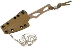 Spartan Blades Enyo Flat Dark Earth Cuchillo De Cuello, SB2DE -Knives And Tools Comercio USSB2DE 06 spartan blades ussb2de 06