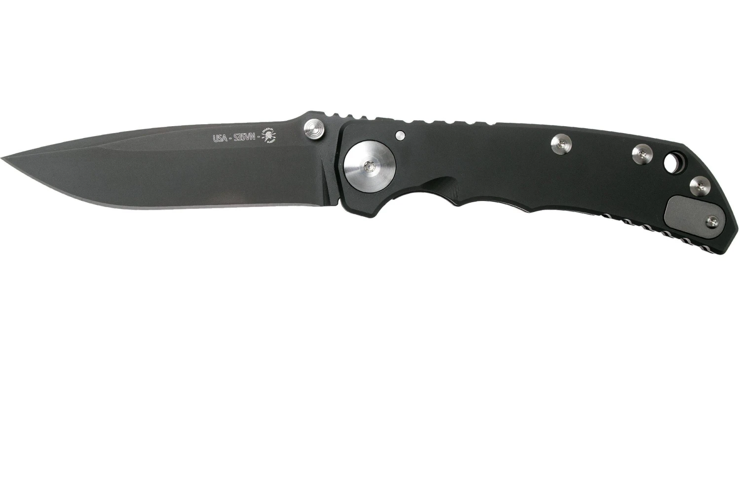 Spartan Blades Harsey Folder, Black PVD, Silver Hardware SF5BK-SHW Navaja 3 Spartan Blades Harsey Folder, Black PVD, Silver Hardware SF5BK-SHW Navaja