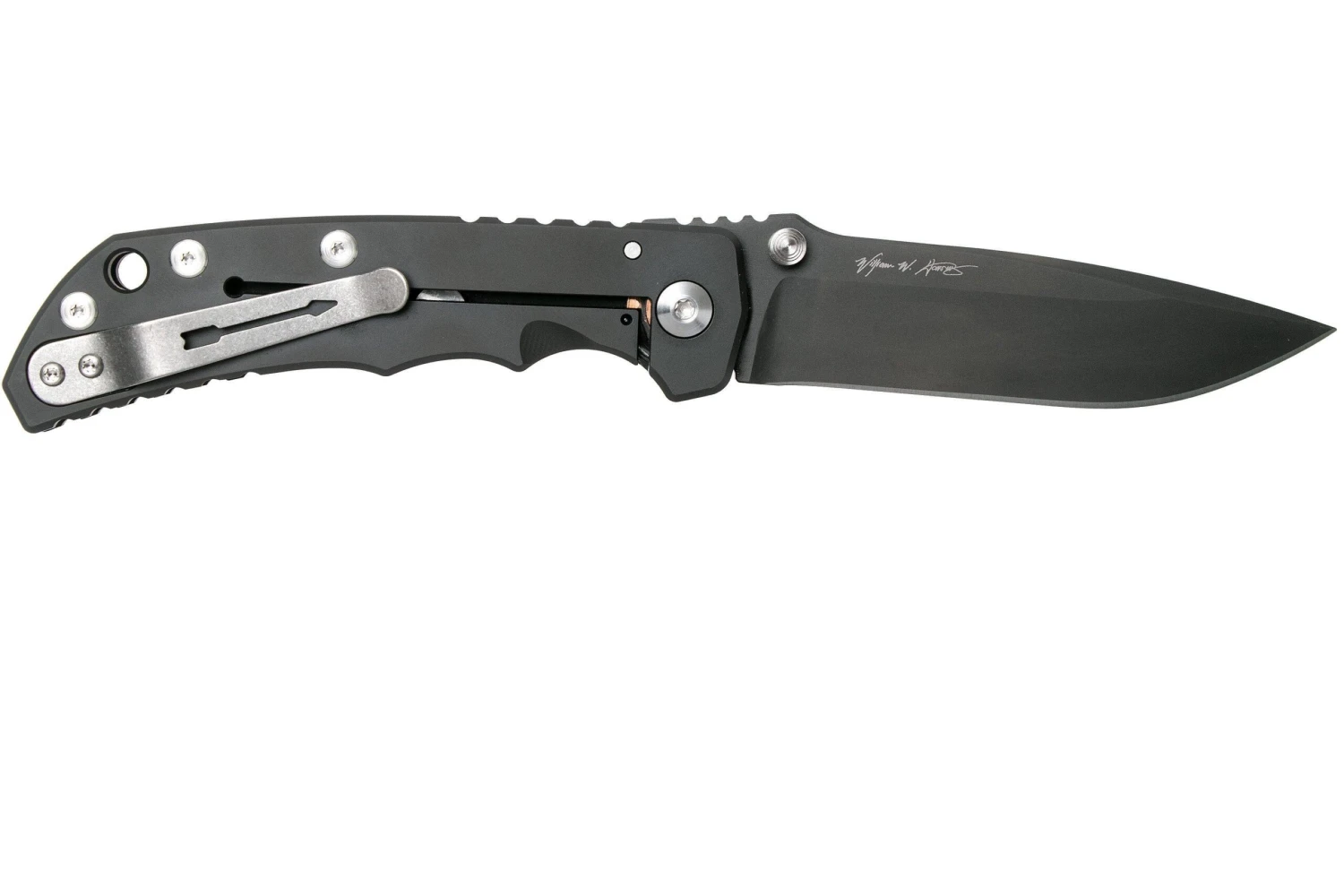 Spartan Blades Harsey Folder, Black PVD, Silver Hardware SF5BK-SHW Navaja 4 Spartan Blades Harsey Folder, Black PVD, Silver Hardware SF5BK-SHW Navaja - Imagen 2