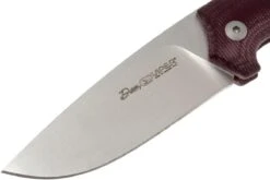 Viper Dan 1 5928CBR Burgundy Micarta N690, Drop-point -Knives And Tools Comercio VPV5928CBR 03 viper dan 1 vpv5928cbr 03