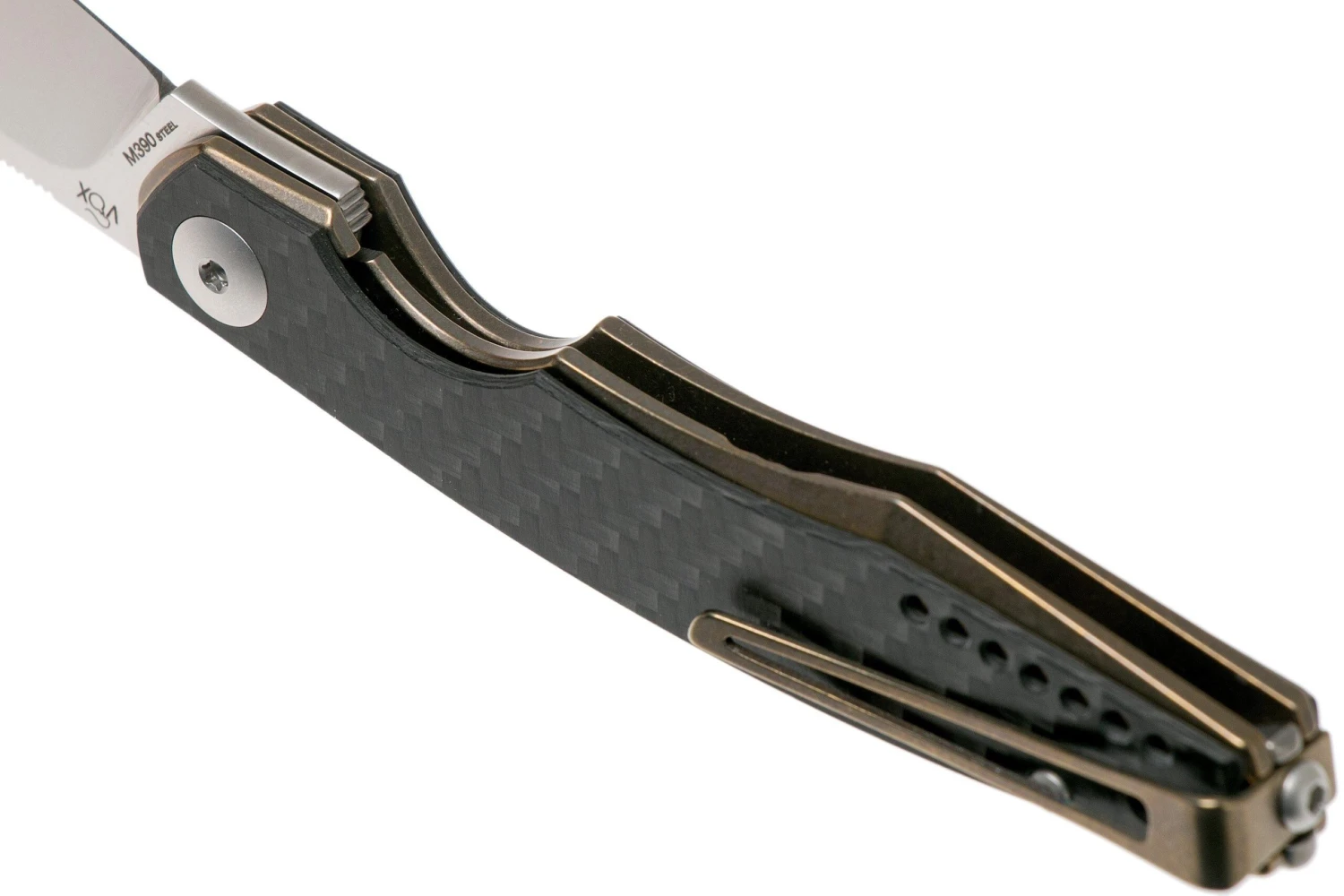 Viper Belone Carbonfiber, Bronze Titanium 5970BRFC Navaja, Jesper Voxnaes Design 7 Viper Belone Carbonfiber, Bronze Titanium 5970BRFC Navaja, Jesper Voxnaes Design - Imagen 5