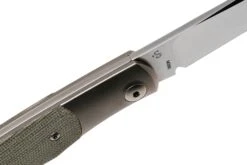 Viper Hug 2 V5994CG Green Canvas Micarta Navaja, Diseño Sacha Thiel -Knives And Tools Comercio VPV5994CG 06 viper