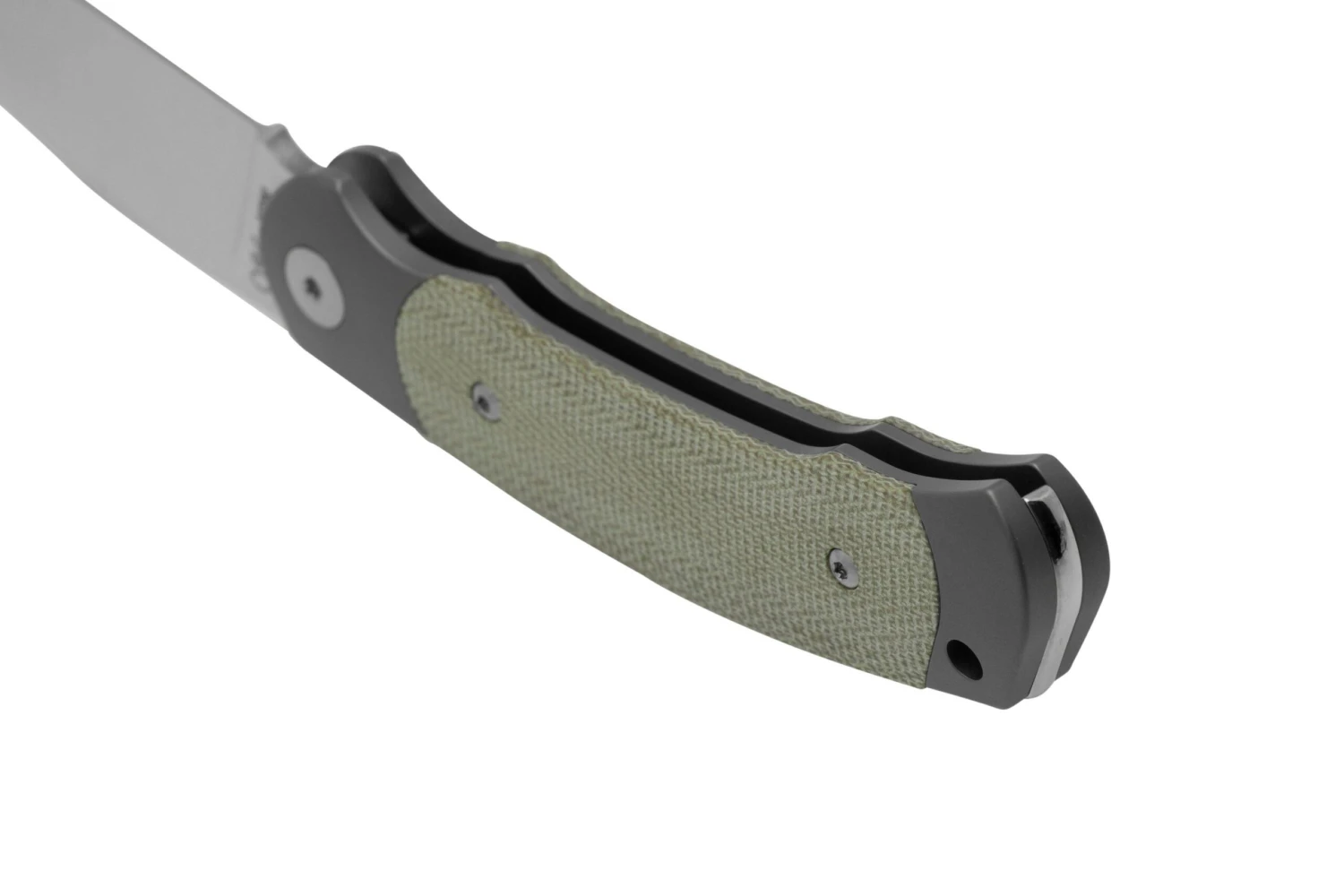 Viper Twin, V6002CG, Satin M390, Green Canvas Micarta Navaja, Diseño Fabrizio Silvestrelli 6 Viper Twin, V6002CG, Satin M390, Green Canvas Micarta Navaja, Diseño Fabrizio Silvestrelli - Imagen 4