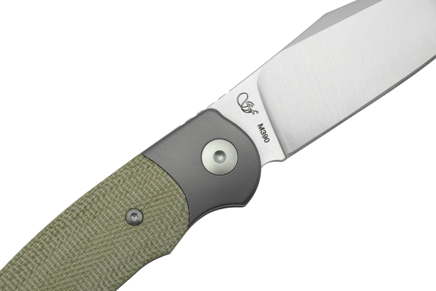 Viper Twin, V6002CG, Satin M390, Green Canvas Micarta Navaja, Diseño Fabrizio Silvestrelli 7 Viper Twin, V6002CG, Satin M390, Green Canvas Micarta Navaja, Diseño Fabrizio Silvestrelli - Imagen 5
