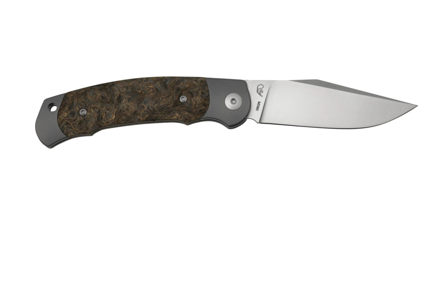 Viper Twin, V6002FCG, Satin M390, Gold Dark Matter Navaja, Diseño Fabrizio Silvestrelli 4 Viper Twin, V6002FCG, Satin M390, Gold Dark Matter Navaja, Diseño Fabrizio Silvestrelli - Imagen 2