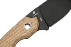 Viper Berus 1 VT4012DCN M390 PVD Black, Natural Canvas Micarta Cuchillo Fijo, Diseño Rumici 12 Viper Berus 1 VT4012DCN M390 PVD Black, Natural Canvas Micarta Cuchillo Fijo, Diseño Rumici -Knives And Tools Comercio VPVT4012DCN 05 viper