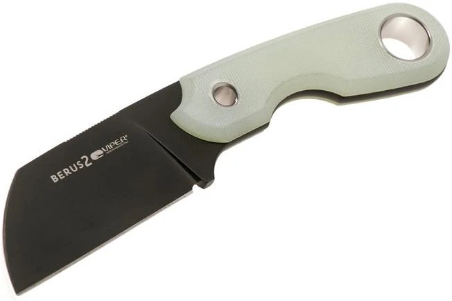 Viper Berus 2 VT4014DGJ M390 PVD Black, Natural G10 Cuchillo Fijo, Rumici Design 5 Viper Berus 2 VT4014DGJ M390 PVD Black, Natural G10 Cuchillo Fijo, Rumici Design - Imagen 3