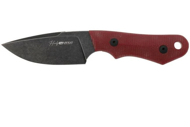 Viper Handy VT4042GR Blackwashed Red G10, Cuchillo Fijo 3 Viper Handy VT4042GR Blackwashed Red G10, Cuchillo Fijo