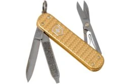 Victorinox Classic SD Precious Alox, Brass Gold 0.6221.408G Swiss Navaja