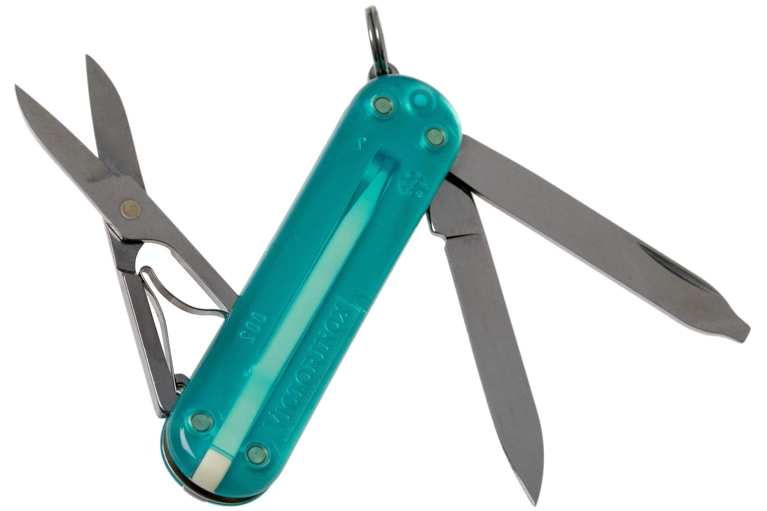 Victorinox Classic SD Translucent Colours, Tropical Surf 0.6223.T24G Swiss Navaja 4 Victorinox Classic SD Translucent Colours, Tropical Surf 0.6223.T24G Swiss Navaja - Imagen 2