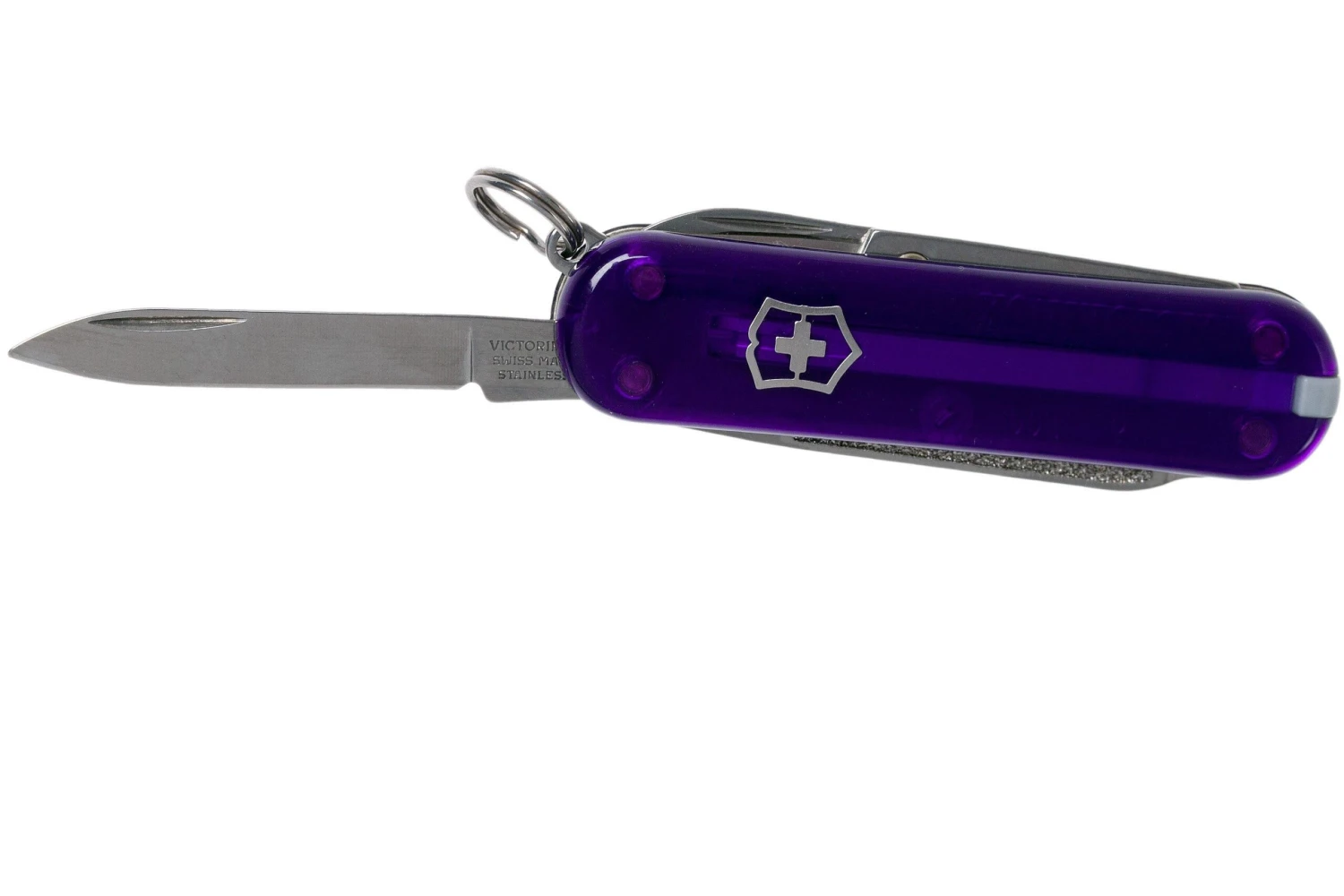 Victorinox Classic SD Translucent Colours, Persian Indigo 0.6223.T29G Swiss Navaja 5 Victorinox Classic SD Translucent Colours, Persian Indigo 0.6223.T29G Swiss Navaja - Imagen 3