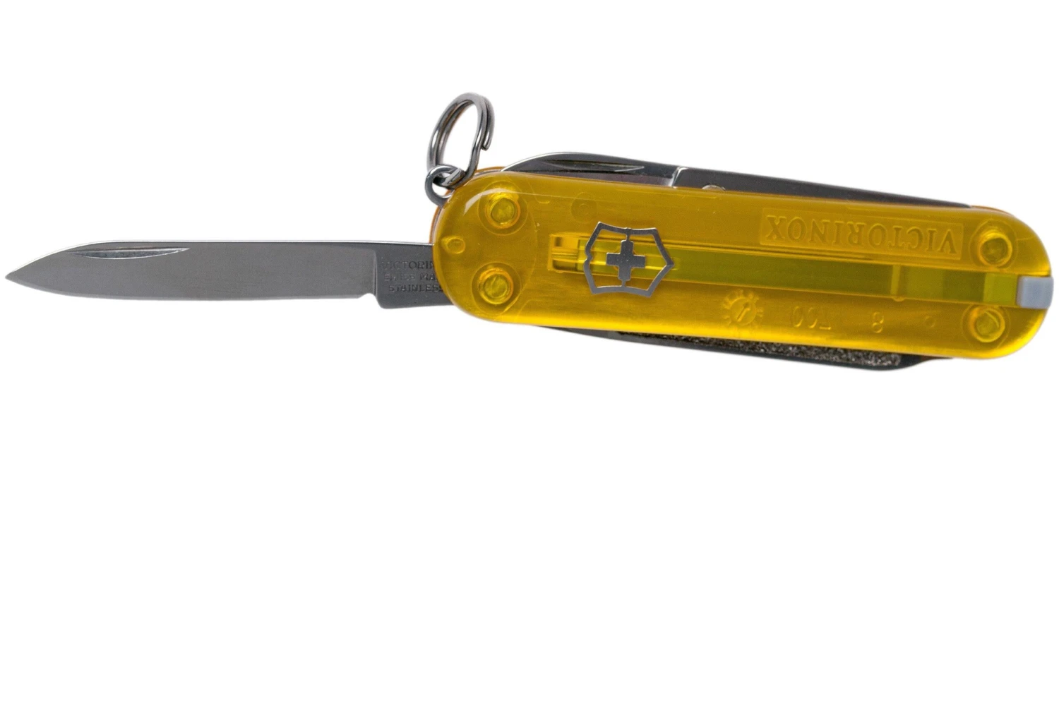 Victorinox Classic SD Translucent Colours, Tuscan Sun 0.6223.T81G Swiss Navaja 5 Victorinox Classic SD Translucent Colours, Tuscan Sun 0.6223.T81G Swiss Navaja - Imagen 3