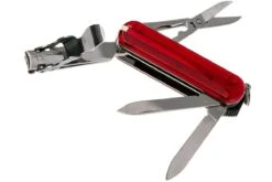 Victorinox Nail Clip 580 Rojo Transparente 0.6463 Navaja Suiza -Knives And Tools Comercio VT0 6463 T 02 victorinox vt0 6463 t 02