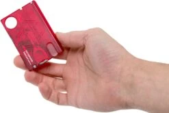 Victorinox SwissCard Nailcare Rojo Transparente 0.7240.T -Knives And Tools Comercio VT0 7240 T 05 victorinox